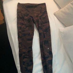 Lululemon Fast and Free Tight Camo